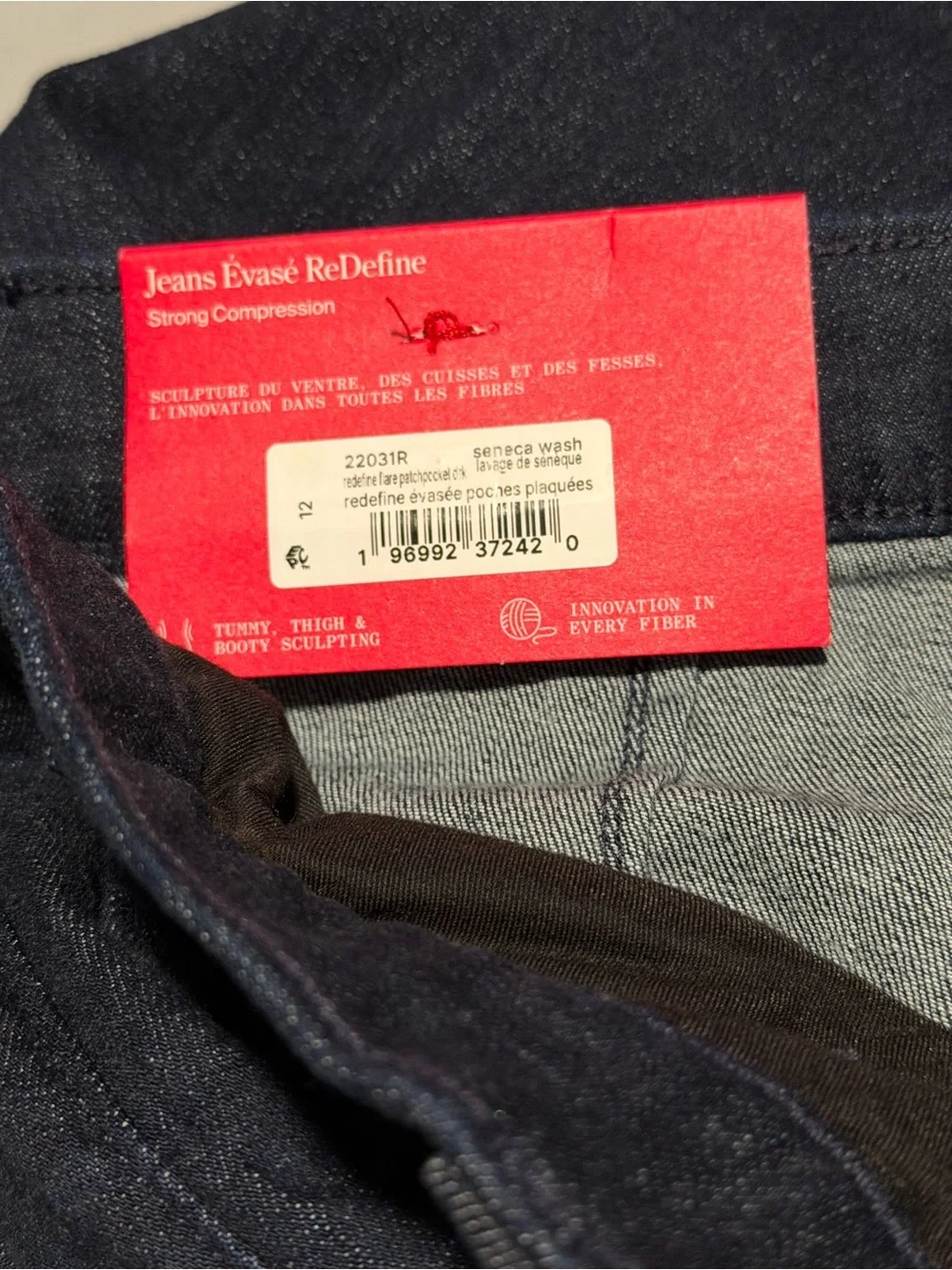 NWT - SPANXshape® Easy Flare Jeans with Patch Pockets Jeans - Size 12 - Picture 7 of 7